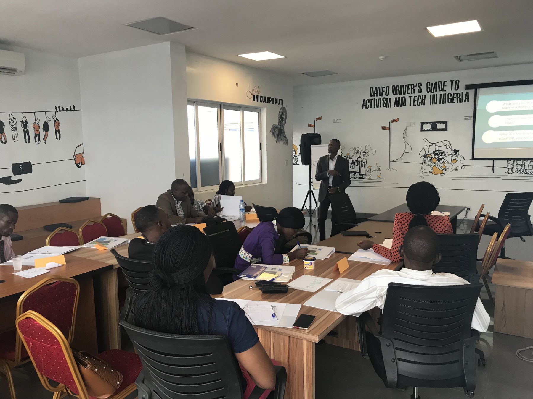 Interactive professional development session